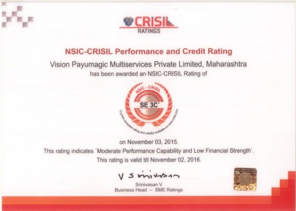 CRISIL Rating Certificate 150kadum