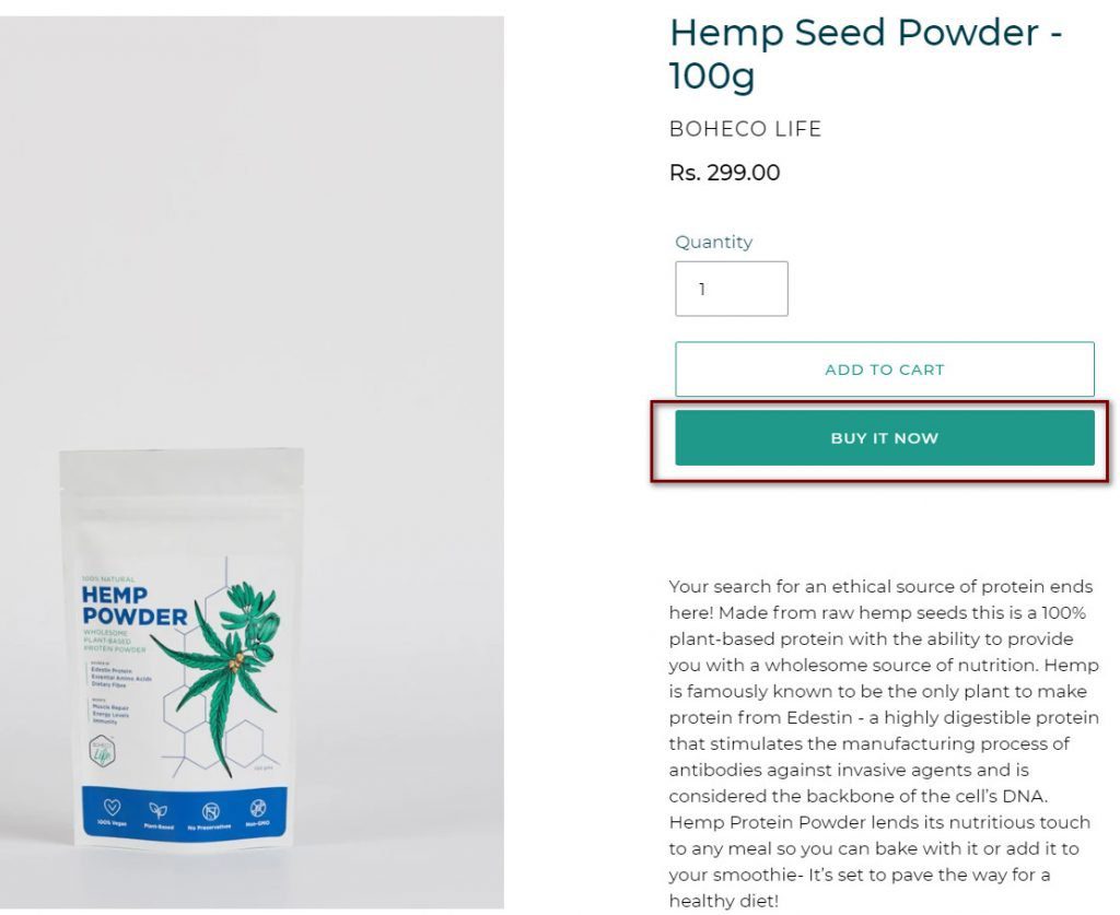 hemp seed powder freebie loot