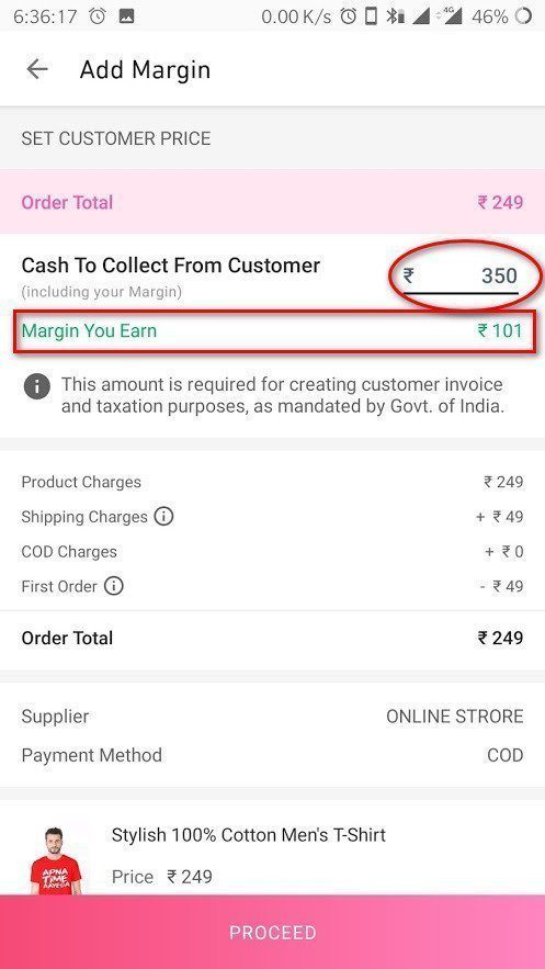 how to sell meesho reselling products margin