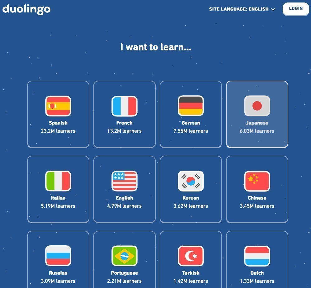 duolingo learn new language free
