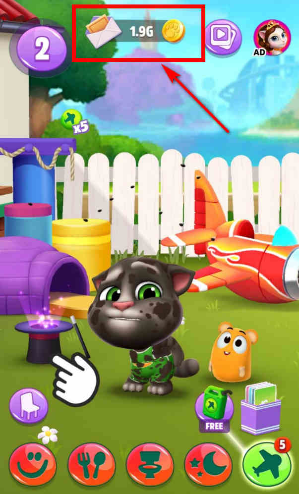 my talking tom 2 mod unlimited coins