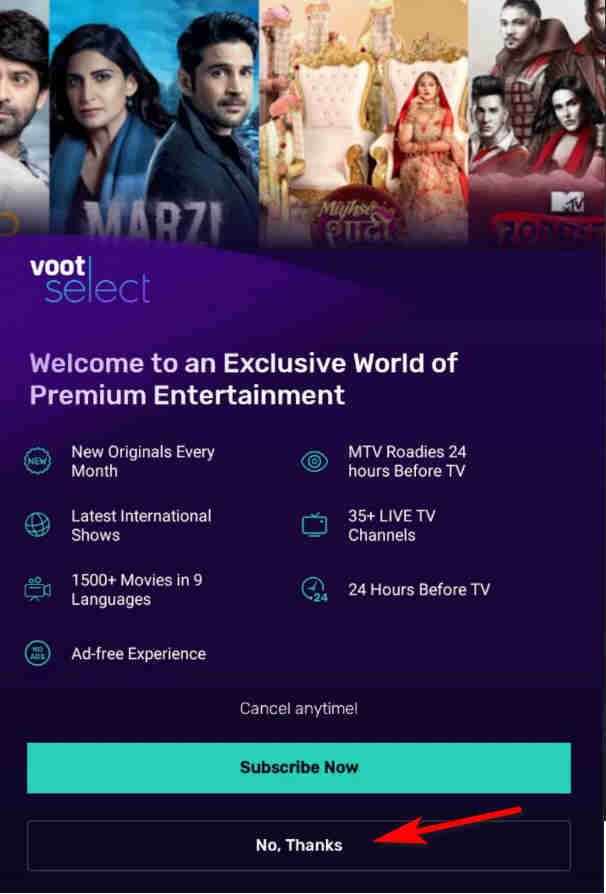 Voot MOD APK Download v4.05 [Premium] Latest Version 2021