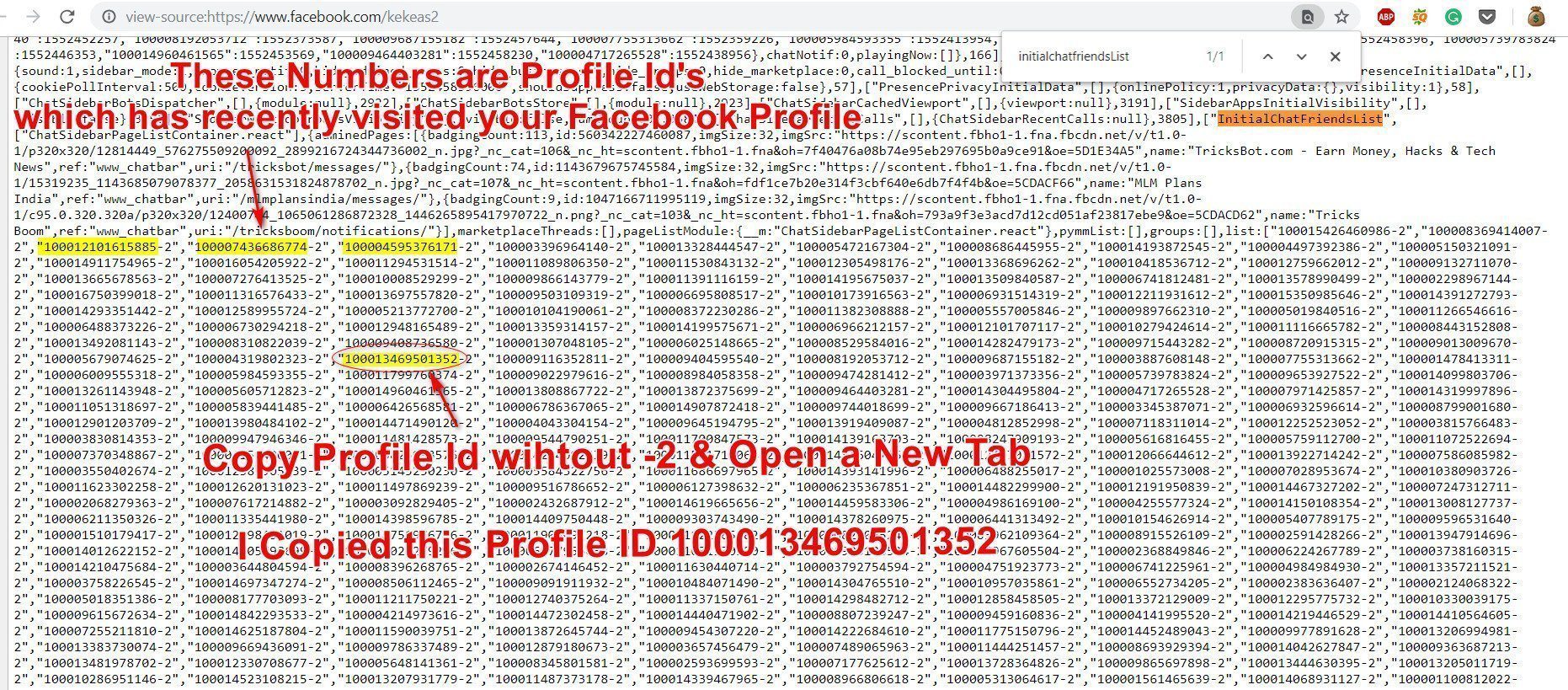 Initial chat friends list facebook