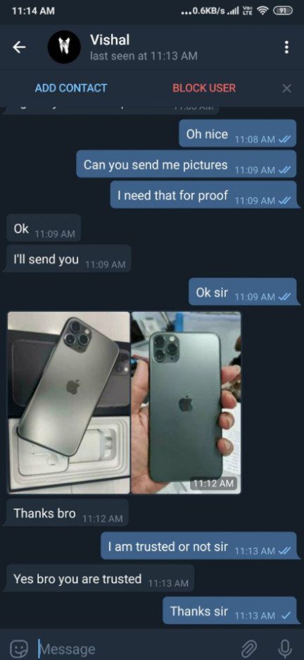 iPhone 13 Pro in 5k – Should I buy it From Telegram Channel? (Carders Fraud Explained)